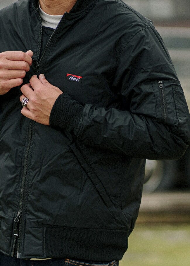 楽天市場】○NANGA ナンガ 別注モデル MA-1 AURORATEX DOWN JACKET MA