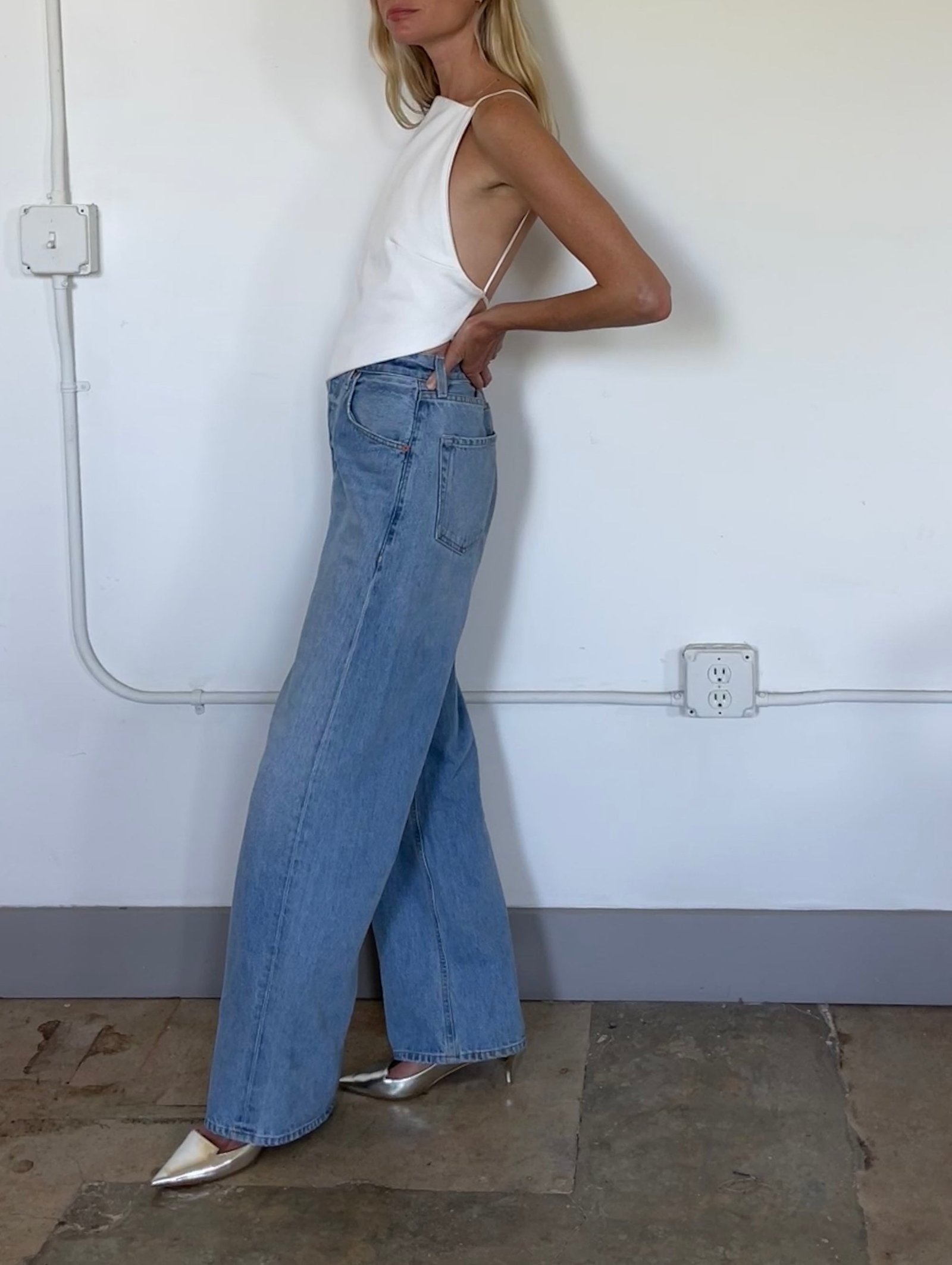 Open Back Apron Top – VINCENT JAMES