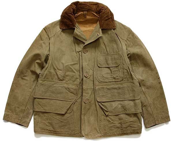 40s Bone-Dry RED HEADレッドヘッド チンスト&フード付き ダック地