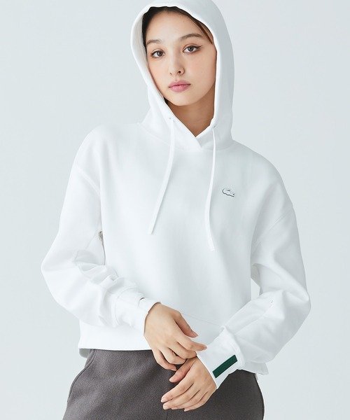 LACOSTE（ラコステ） パーカー ワイド＆クロップドフードスウェット