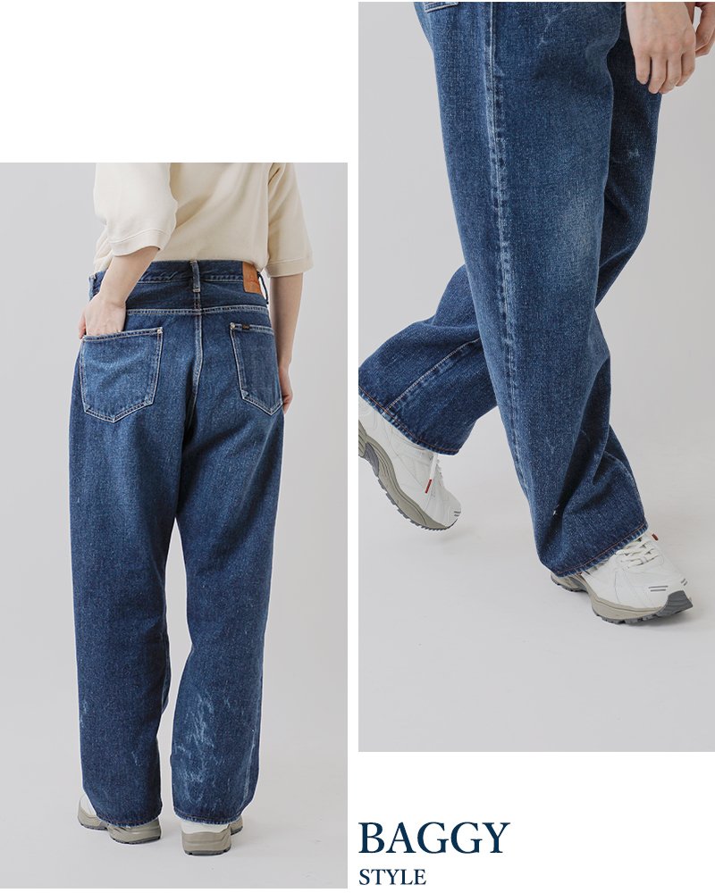 chimala チマラ セルビッチ デニム レギュラー丈 バギーカット パンツ