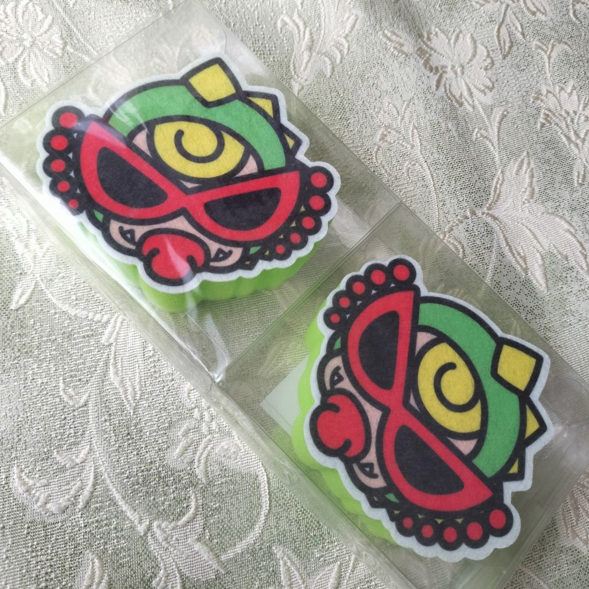 ヒステリックミニ hysteric mini スポンジ緑2個 ノベルティ 未開封