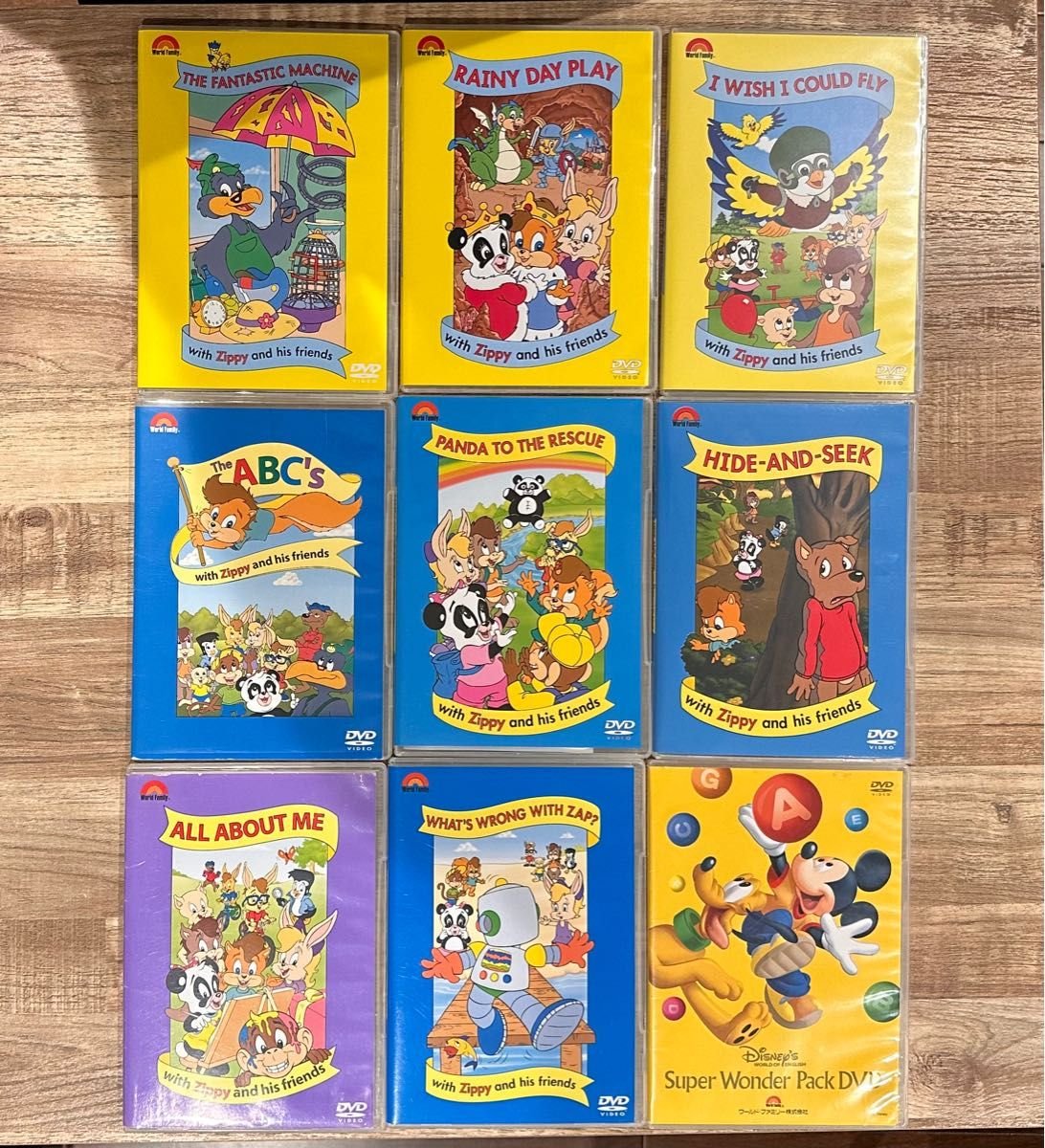 DWE zippy and his friends 9枚セット ディズニー英語システム｜Yahoo