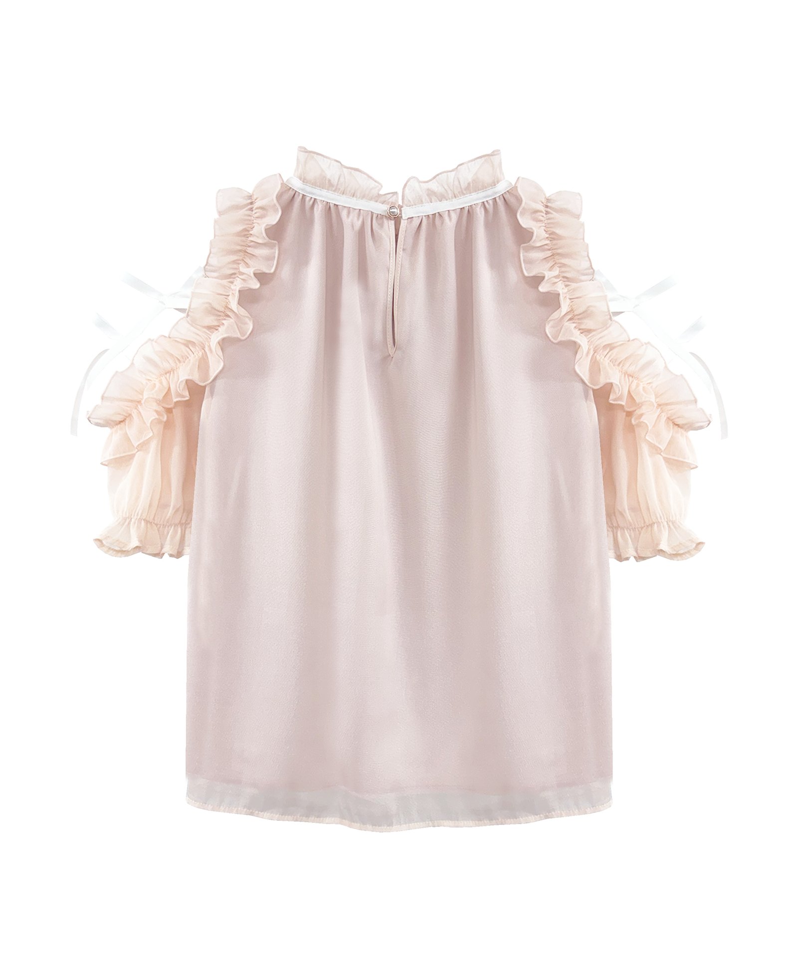 shoulder frills blouse – BUNNY APARTMENT