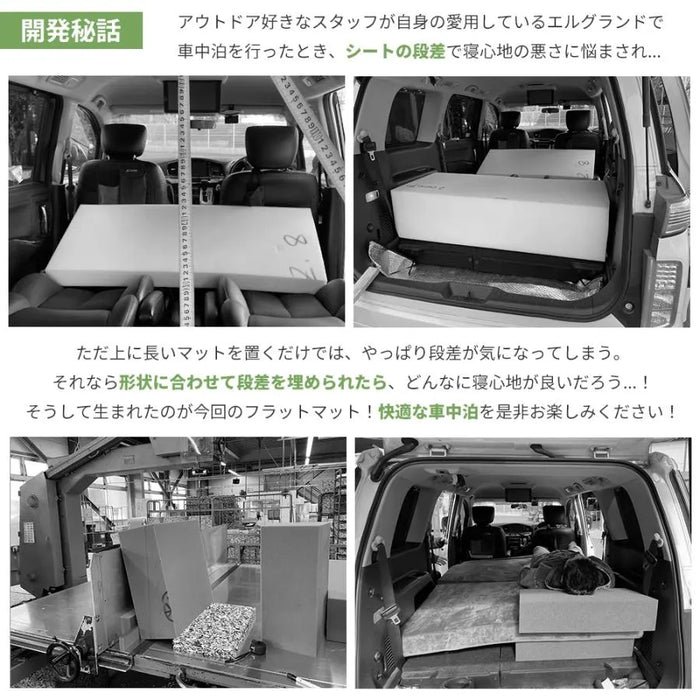 エルグランド 日産 E52型専用車中泊フラットマットレス 【単品】 NOMAD