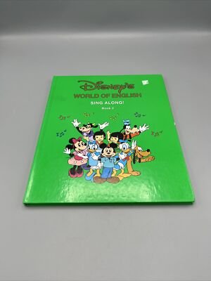 Disneys World of English Sing Along Book 1 2 and 3 Lot of 3 | eBay