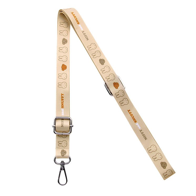 楽天市場】ミッフィー スマホ ショルダーストラップ ベージュ