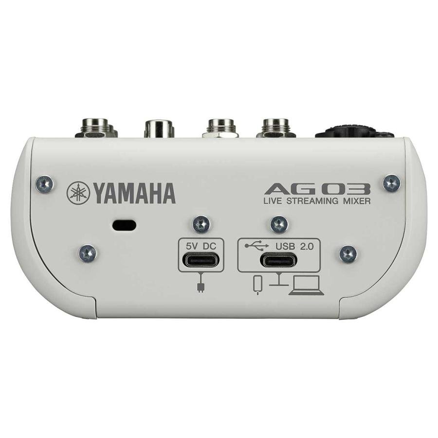 YAMAHA（ヤマハ） AG03 MK2 White（ホワイト） 配信用ミキサー