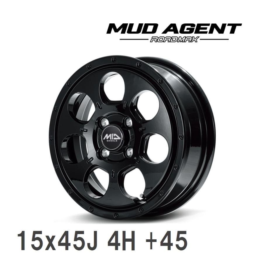 マルカサービス 【MID/マルカサービス】 ROADMAX MUD AGENT 15x4.5J +