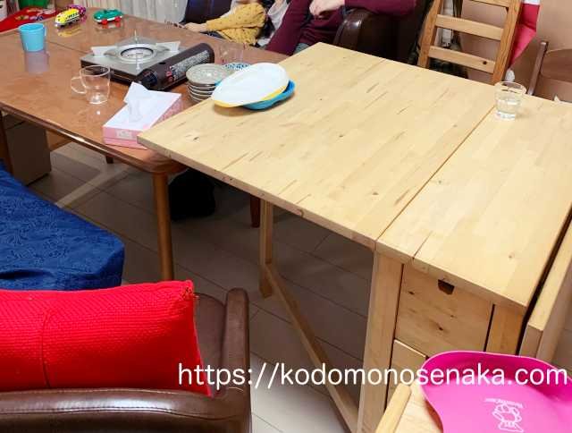 IKEAのバタフライテーブルは使いづらい？2年使ってわかったデメリット
