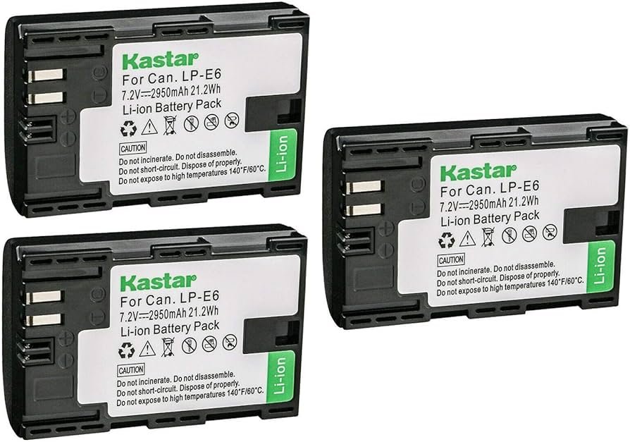 Amazon.com: Kastar 3-Pack Battery Replacement for Blackmagic BMPCC