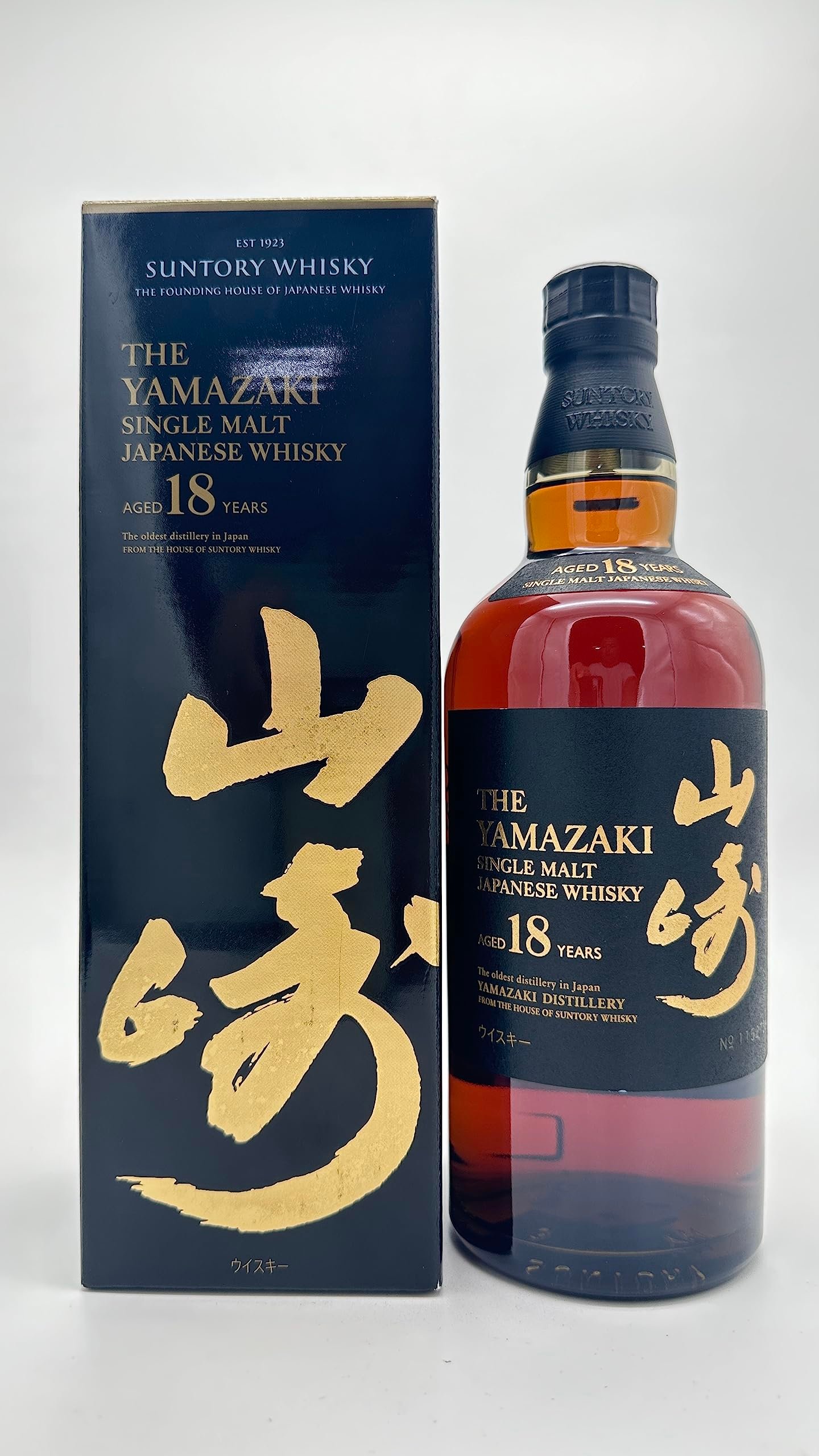 Amazon.co.jp: シングルモルト 山崎 18年 whiskyウイスキー 43% 700ml