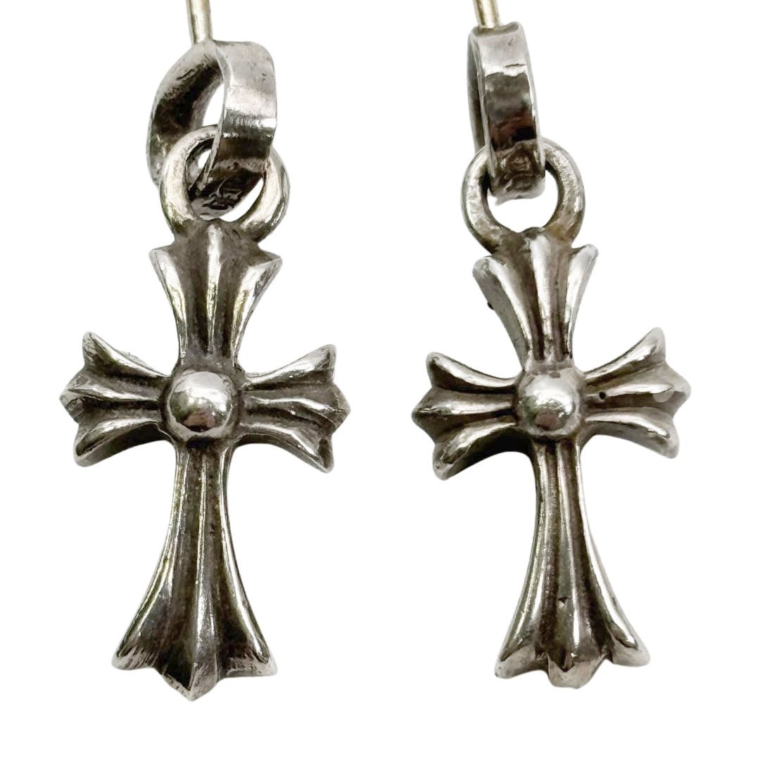 CHROME HEARTS クロムハーツ CHクロスベビーファットドロップピアス 両