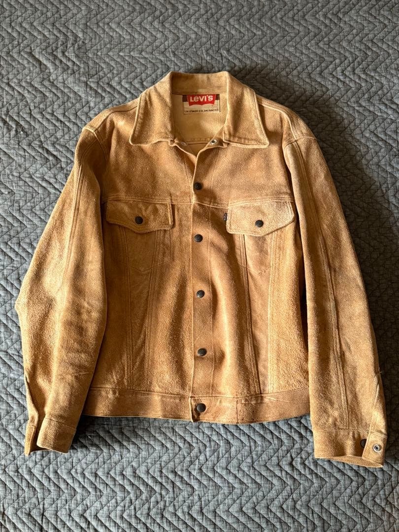 ビッグサイズ！LEVISリーバイス スエードジャケット bigE ヴィンテージ 60s LEVI'Sリーバイス BIGE スエード レザージャケット - Sixpacjoe
