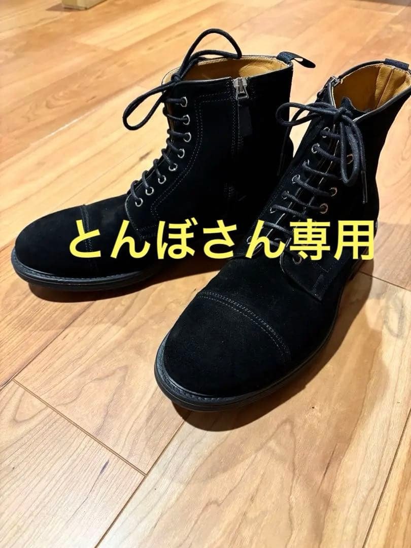 マグナーニ ブラック スエード ブーツ EU43 クインクラシコオリジナルモデル】 マグナーニ / MAGNANNI カーフ