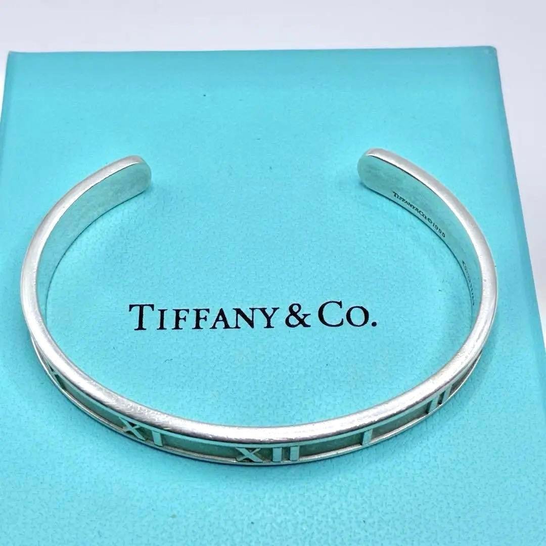 ティファニー　アトラス　カフ　バングル　ブレスレット　腕周り16.5cm 925 ティファニー TIFFANY&Co. アトラス カフ バングル シルバー925