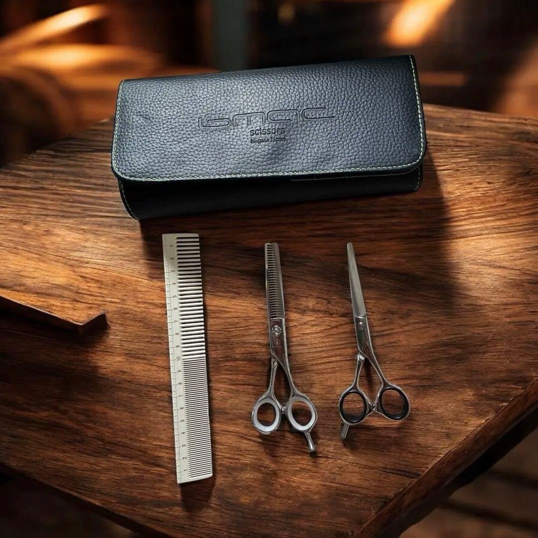美品✨BMACマックシザーカット＆セニングシザー セットケース付き美容師理容師 bmac scissors/ビーマックシザーが最高に良かった|購入までの流れも