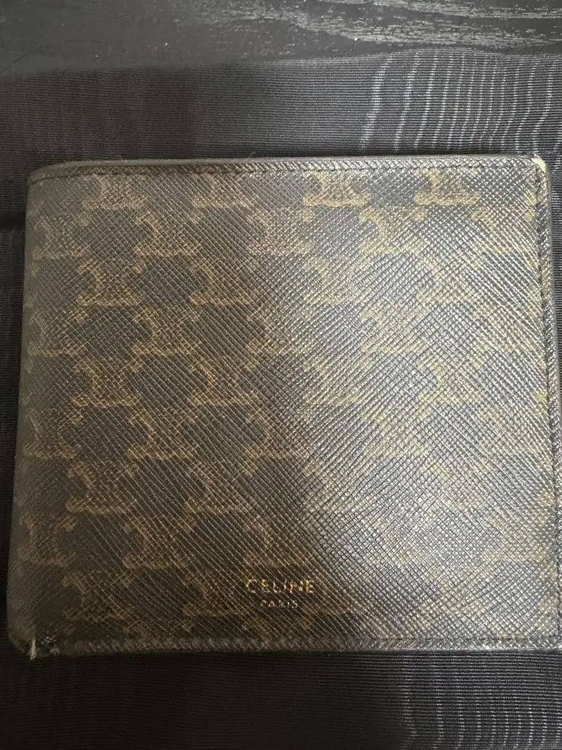 CELINE 二つ折り財布 モノグラム ダークブラウン CELINE（セリーヌ） 二つ折り財布 メンズ 10C87 2BQB 38NO モノグラム