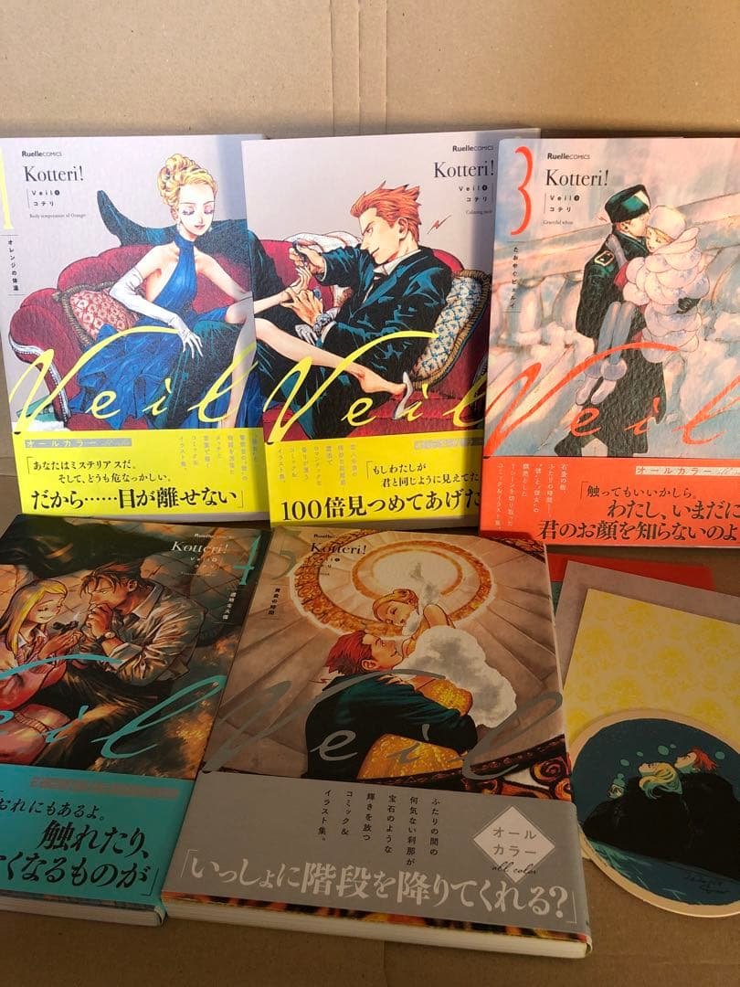 Veil 1〜5巻セット コテリ 特典4点付き Amazon.com: 【Amazon.co.jp 限定】特製ブックケース入り&イラスト