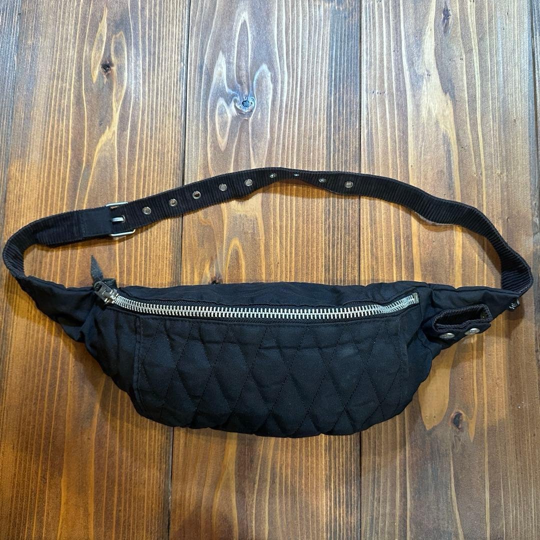 schottキルティング ボディバッグ ブラック SCHOTT ボディバッグ レザー キルティング ブラック