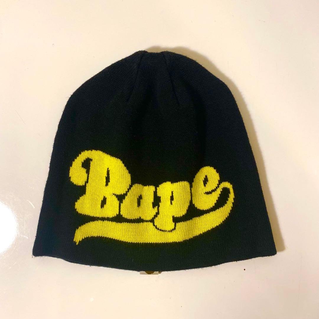 初期】00s a bathing ape ニット帽 ビーニー NIGO - メルカリ