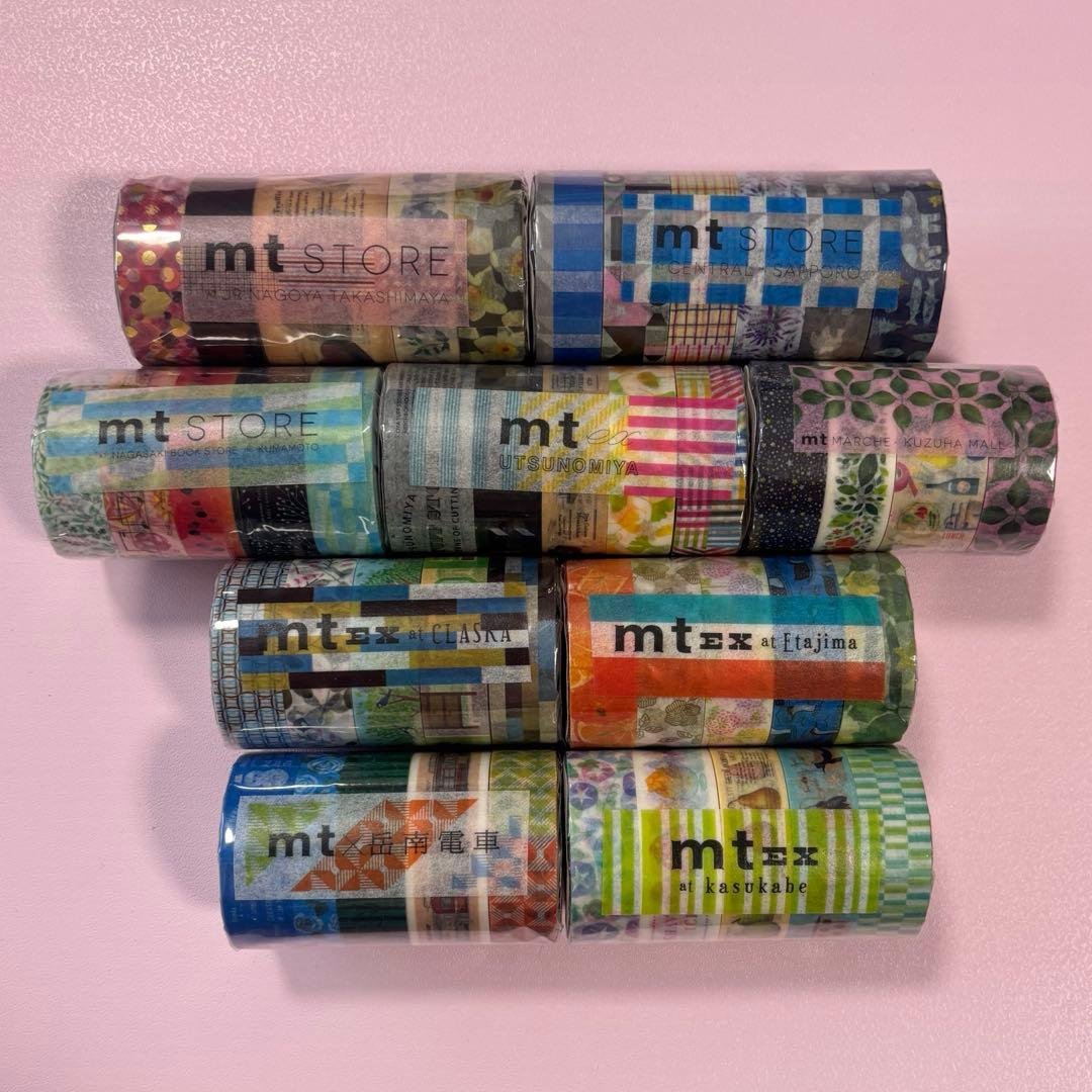 mt マスキングテープ イベント特製テープ 9パックセット ◎mt factory tour vol.9＆mt Kiosk 倉敷駅限定商品 mtオンライン