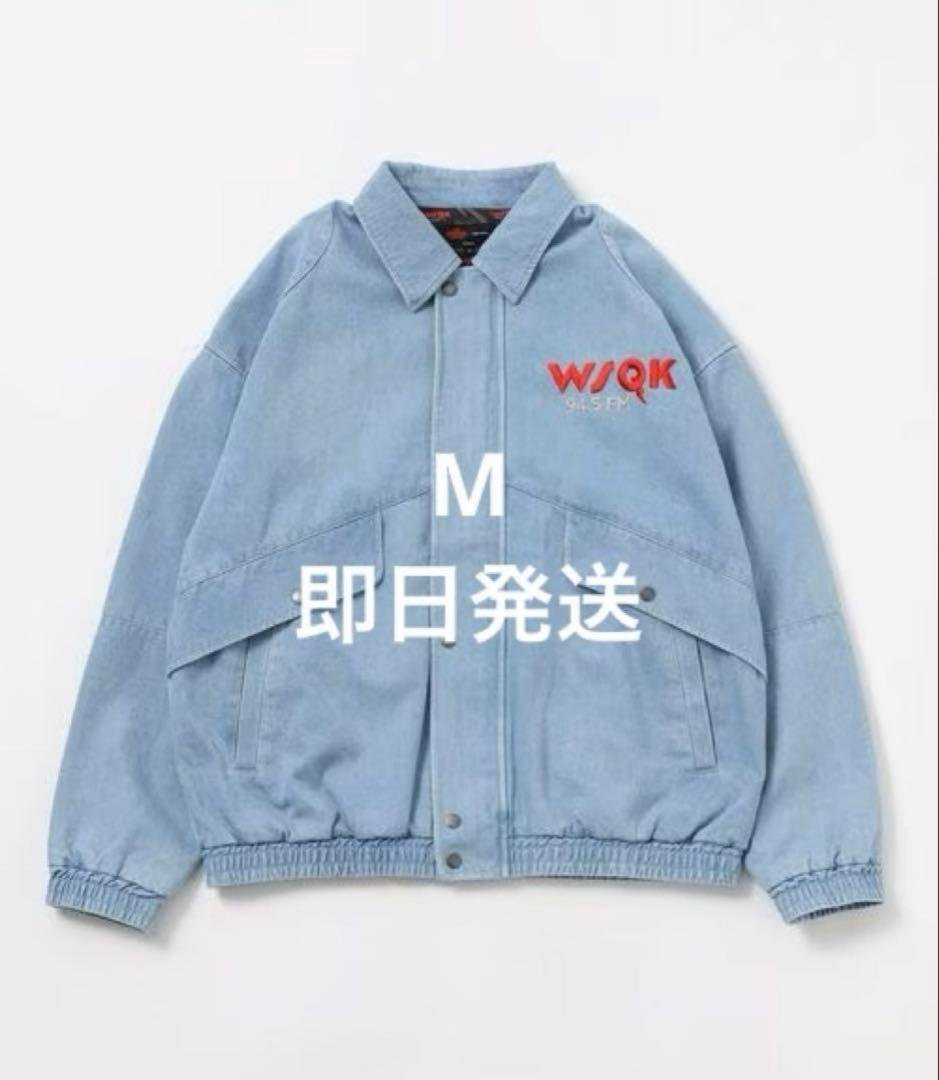 niko and... STRANGER THINGS コラボデニムブルゾン M niko and（ニコアンド）の「【STRANGER THINGS】コラボデニム