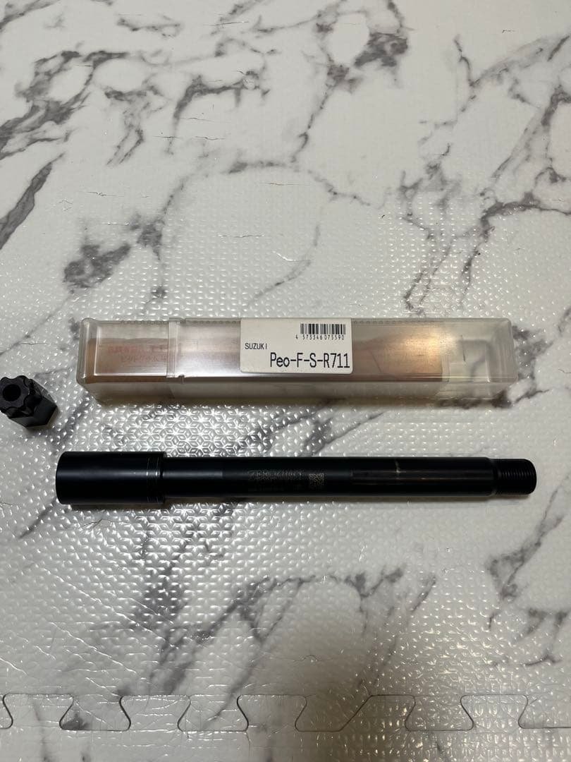 ゼロポイントフロントアクスルシャフト　スズキGSX-S1000系　専用工具付 スズキ GSX-S1000/F/GT、KATANA クロモリアクスルシャフト(フロント