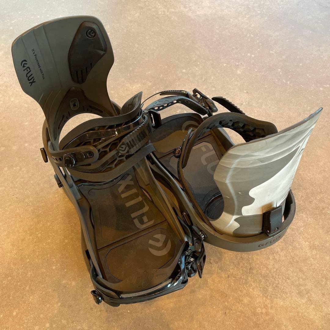 FLUX スノーボードビンディング ブラック/グレー FLUX スノーボードビンディング ブラック/グレー FLUX BINDINGS