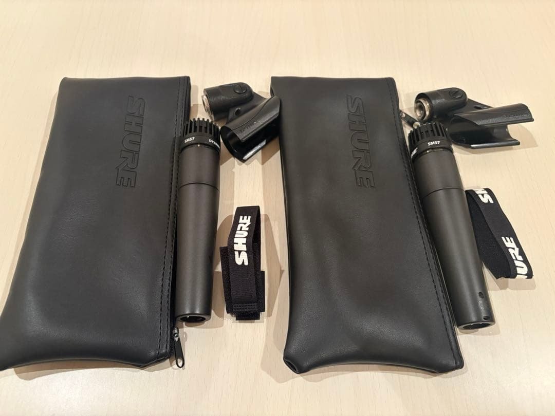 【SHURE】sm57 ダイナミックマイク 2本 SHUREのダイナミックマイク、SM57-X2Uのご紹介です。