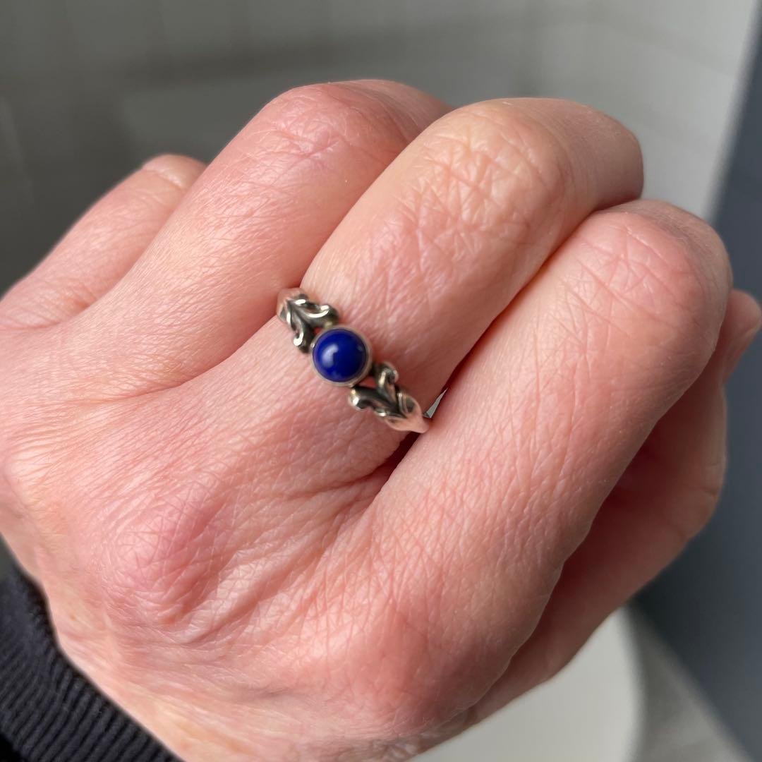 ジョージジェンセン ラピスラズリのリング 11.5号 Georg Jensen ジョージジェンセン ラピスラズリ 21 リング・指輪
