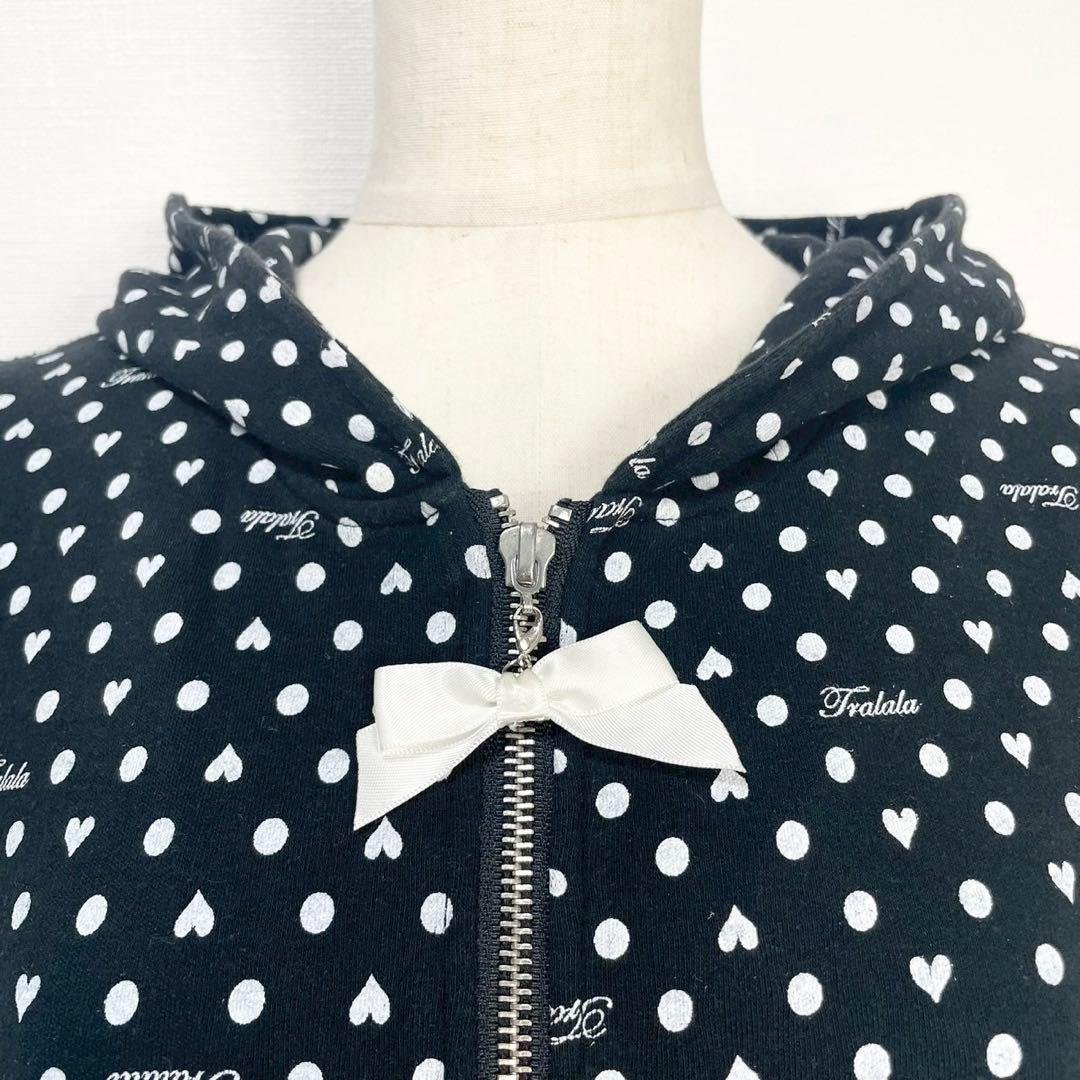 y2k❤️ 00s TRALALA de LIZLISA ドット柄 リボンパーカー - メルカリ