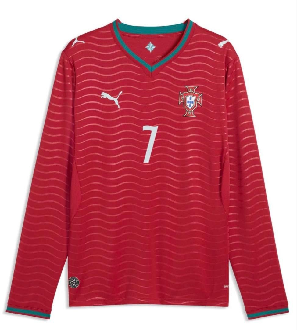 Puma ポルトガル代表ユニフォーム ロナウド 7 サイズL PUMA ポルトガル代表 2025 ユニフォーム ホーム 半袖 レプリカ #7