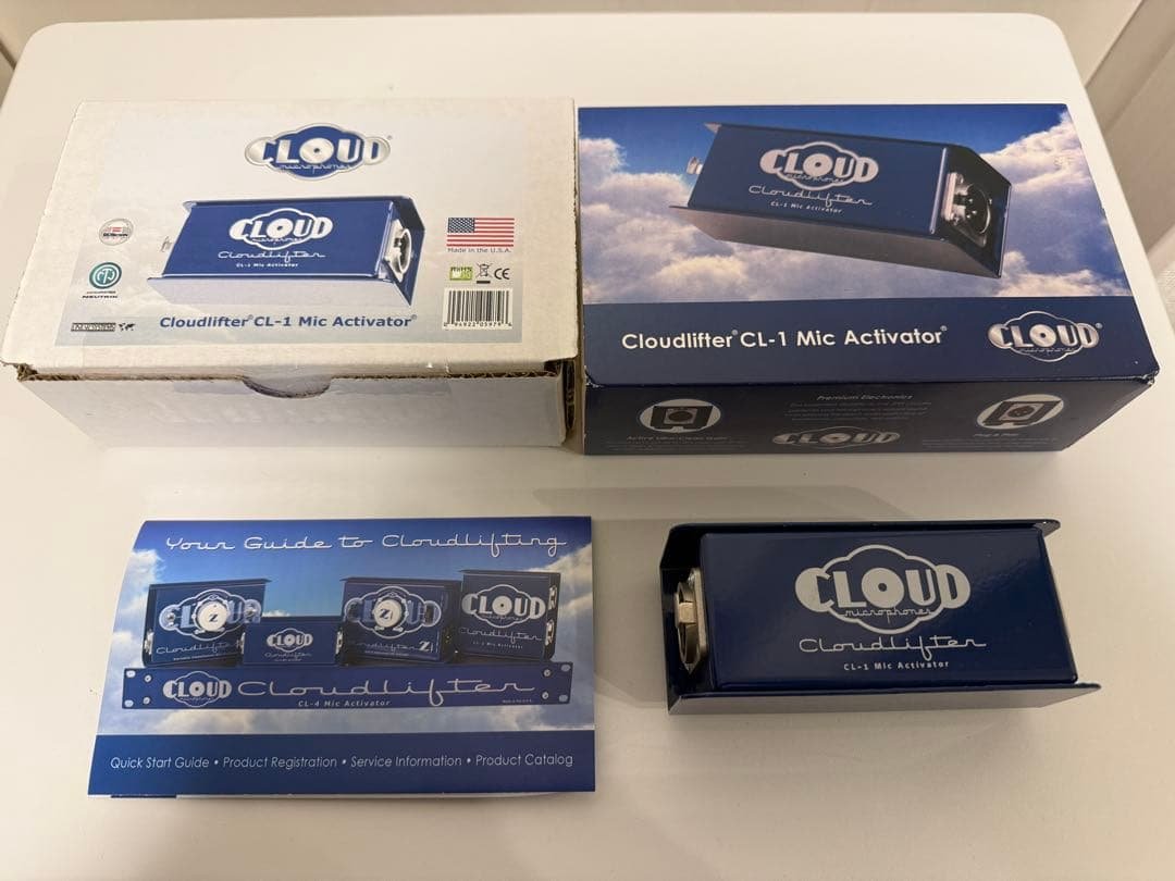 配信機器・PA機器・レコーディング機器 Cloudlifter CL-1 Mic Activator Cloudlifter CL-1 Mic Activator – Cloud Microphones