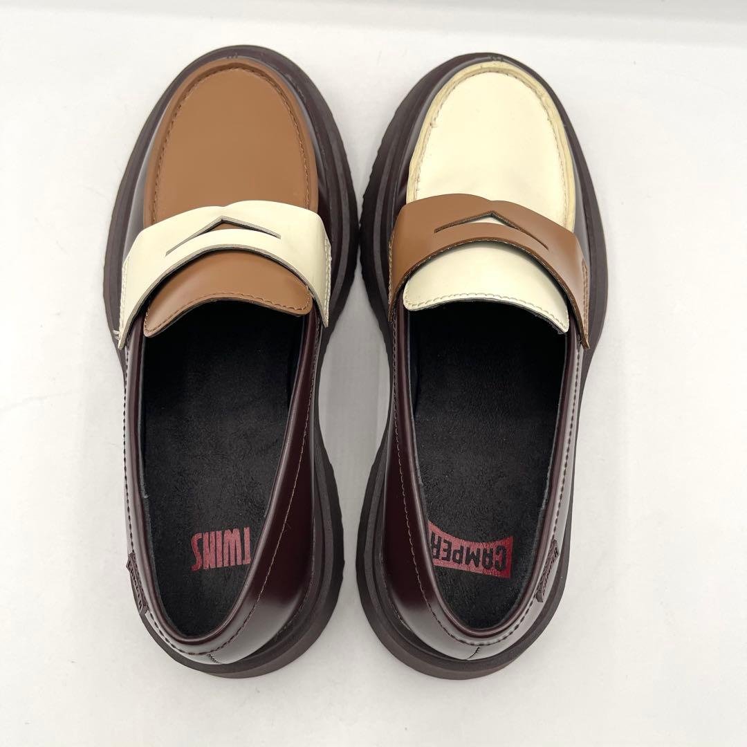 51108 美品！カンペール　ウォールデン　ツインズ　ローファー　23.5cm